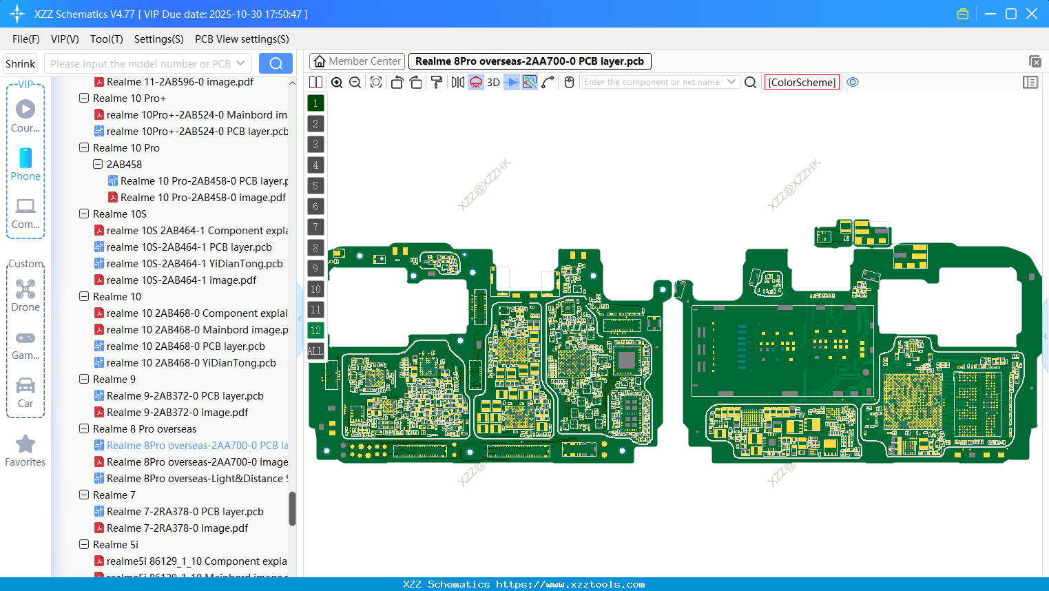 Realme 8Pro Overseas-2AA700-0 PCB Layer